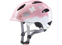 Uvex Oyo Style Kinder Fietshelm Vlinder Roze - 50-54 cm