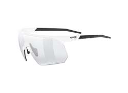 Uvex Pace One Variomatic Cycling Glasses LTM. Silver - White