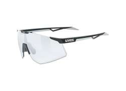 Uvex Pace Perform Okulary Rowerowe Variomatic LiteMirror Srebrny -Czarny
