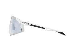 Uvex Pace Perform S V Okulary Rowerowe Litemirror Srebrny- Mat Bialy