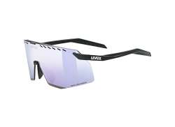 Uvex Pace Stage CV Cycling Glasses Mirror Silver - Matt Bl
