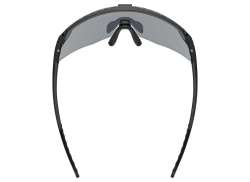 Uvex Pace Stage S Cycling Glasses Mirror Silver - Mat Black