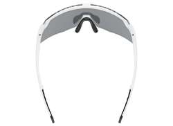 Uvex Pace Stage S Fietsbril Mirror Zilver - Mat Wit