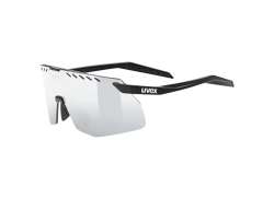 Uvex Pace Stage S Fietsbril Mirror Zilver - Mat Zwart