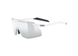 Uvex Pace Stage S Okulary Rowerowe Mirror Srebrny - Mat Bialy