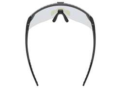 Uvex Pace Stage S V Cycling Glasses Transparent - Mat Black