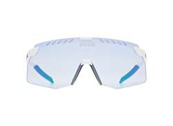 Uvex Pace Stage S V Fietsbril Mirror Blauw - Mat Wit