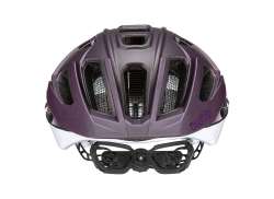 Uvex Quatro CC Fietshelm Plum/Wit