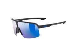 Uvex Ramp Lunettes Mirror Bleu - Mat Noir