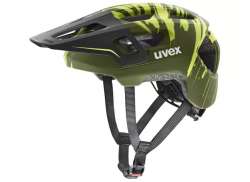 Uvex React jr Fullface Childrens Helmet Donker Olijf