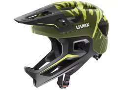 Uvex React jr Fullface Childrens Helmet Dark Olive - 52-56