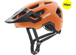 Uvex React Jr Mips Cycling Helmet Mat Papaya - 52-56 cm