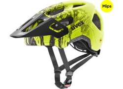 Uvex React Jr Mips Fietshelm Lime/Mat Zwart