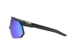 Uvex Ritmo One Gafas De Ciclista Mirror Azul - Matt Negro