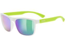 Uvex Rookie Bambini Occhiali Da Ciclismo Mirror Verde - Bianco/Verde