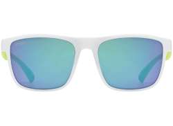 Uvex Rookie Kids Cycling Glasses Mirror Green - White/Green