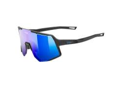 Uvex Sequenze CV Lunettes Mirror Bleu - Mat Noir