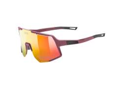 Uvex Sequenze CV Lunettes Racy Rouge - Mat Burgundy