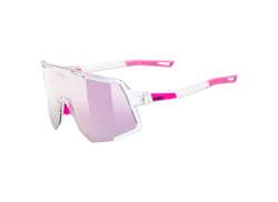 Uvex Sequenze Cykelbriller Mirror Pink - Blanke
