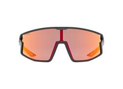Uvex Skyryse Jr Cycling Glasses Mirror Red - Black