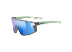 Uvex Skyryse Jr Occhiali Da Ciclismo Mirror Blu - Grigio/Verde