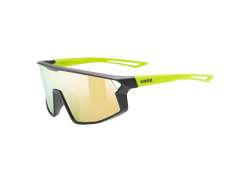 Uvex Skyryse Jr Occhiali Da Ciclismo Mirror Giallo - Nero/Verde