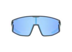 Uvex Skyryse Jr Radsportbrille Mirror Blau - Grau/Grün