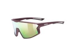 Uvex Skyryse Okulary Rowerowe Mirror R&oacute;zowy - Mat Burgundy