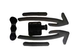 Uvex Sobredimensionado X-Fit Pad Conjunto + Chin Pad - Preto