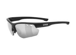 Uvex Sportstyle 115 Cycling Glasses Mirror Silver - Black
