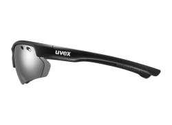 Uvex Sportstyle 115 Cycling Glasses Mirror Silver - Black