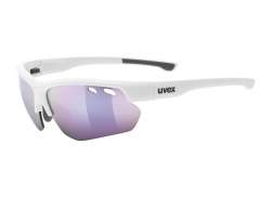 Uvex Sportstyle 115 Lunettes Mirror Argent - Blanc