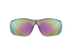 Uvex Sportstyle 204 Cycling Glasses Mirror Pink - White Pink
