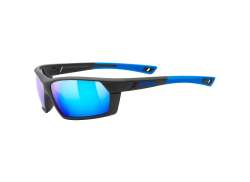 Uvex Sportstyle 225 Cycling Glasses Mirror Blue - Black