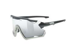 Uvex Sportstyle 228 Cycling Glasses Mirror Silver - Black