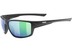Uvex Sportstyle 230 Fietsbril Mirror Groen - Zwart