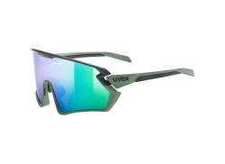 Uvex Sportstyle 231 2.0 Cycling Glasses Mirror Green - Bl/Gr