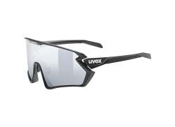 Uvex Sportstyle 231 2.0 骑行眼镜 Mirror 银色 - 哑光 黑色