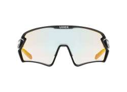 Uvex Sportstyle 231 2.0 사이클링 안경 LiteMirror 레드 - 매트 블랙