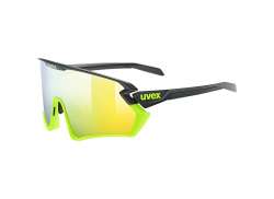 Uvex Sportstyle 231 2.0 사이클링 안경 Mirror 옐로우 - 블랙/옐로우