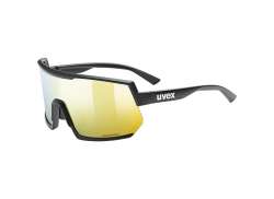 Uvex Sportstyle 235 Cycling Glasses Mirror Red - Matt Black