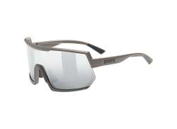 Uvex Sportstyle 235 Cycling Glasses Mirror Silver-Matt Brown