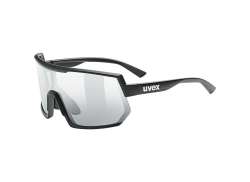 Uvex Sportstyle 235 Cykelglas&auml;gon LiteMirror Silver - Matt Svart