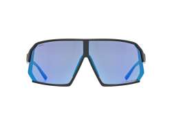 Uvex Sportstyle 237 CV Fietsbril Mirror Blauw - Mat Zwart