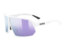 Uvex Sportstyle 237 Cykelbriller Mirror Lavendel - Matt Hvid