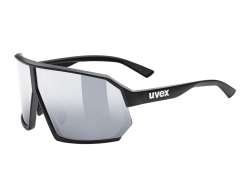 Uvex Sportstyle 237 Cykelbriller Mirror S&oslash;lv - Matt Sort