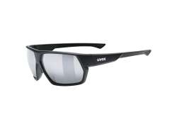 Uvex Sportstyle 238 Cykelbriller Mirror S&oslash;lv - Matt Sort