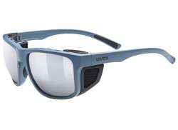 Uvex Sportstyle 312 Cycling Glasses Mirror Silver - Mat Blue