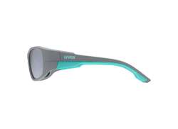 Uvex Sportstyle 514 Cycling Glasses Mirror Silver - Matt Gra