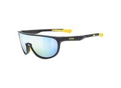 Uvex Sportstyle 515 Cycling Glasses Mirror Yellow - Matt Bla